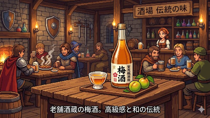 日本酒でできた梅酒