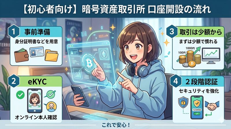 暗号資産取引所の口座開設