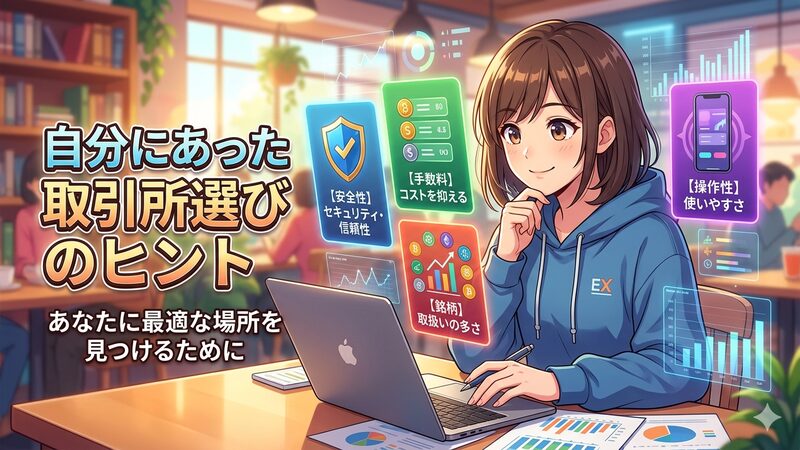 暗号資産取引所選びのヒント