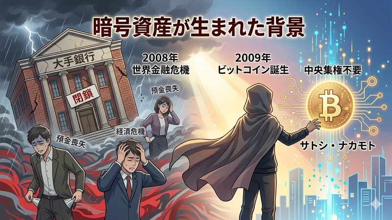 暗号資産が生まれた背景
