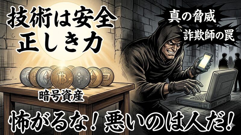 暗号資産の仕組みはこわくない。
