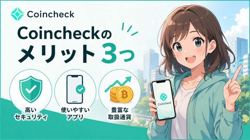 Coincheck メリット3つ