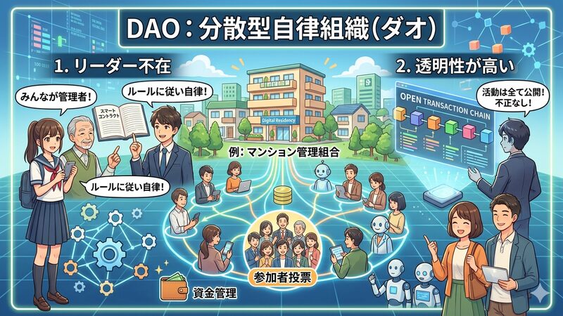 DAO(分散型自立組織)