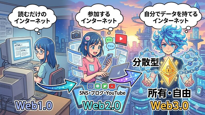 Web1.0~Web3.0