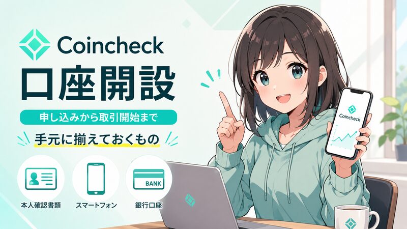 Coincheck申込みから取引開始