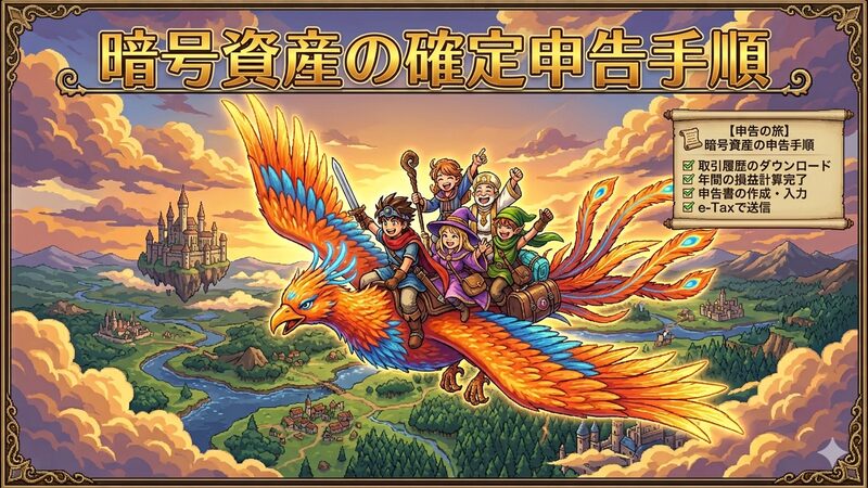 暗号資産の確定申告手順