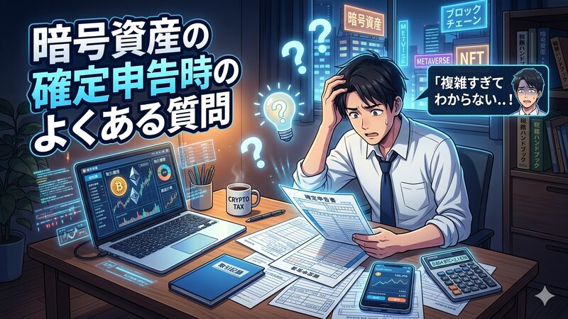 暗号資産の確定申告時のよくある質問