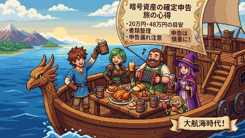 暗号資産の確定申告の旅の心得