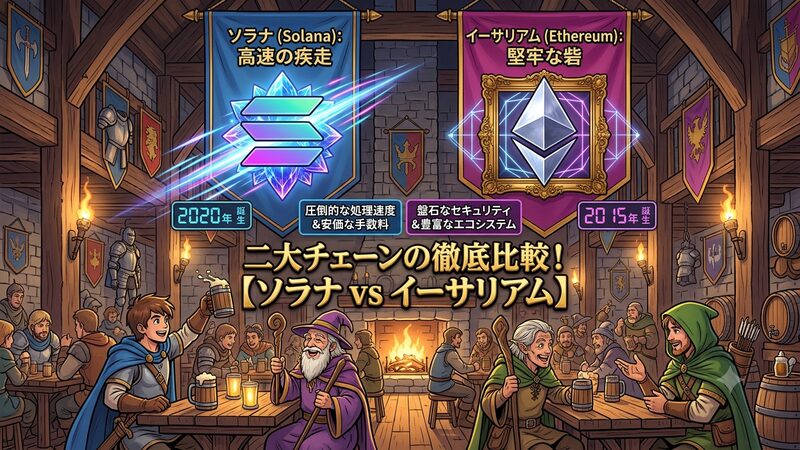 ソラナとイーサリアムの比較