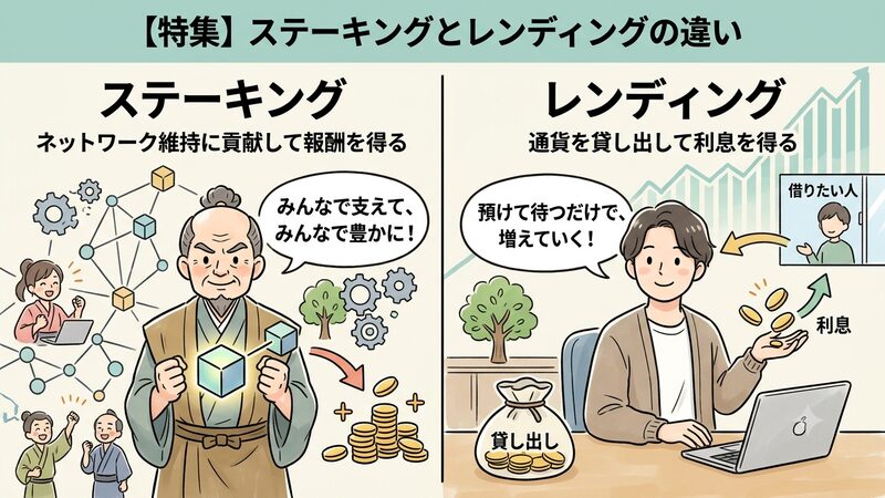 ステーキング ?レンディング?
