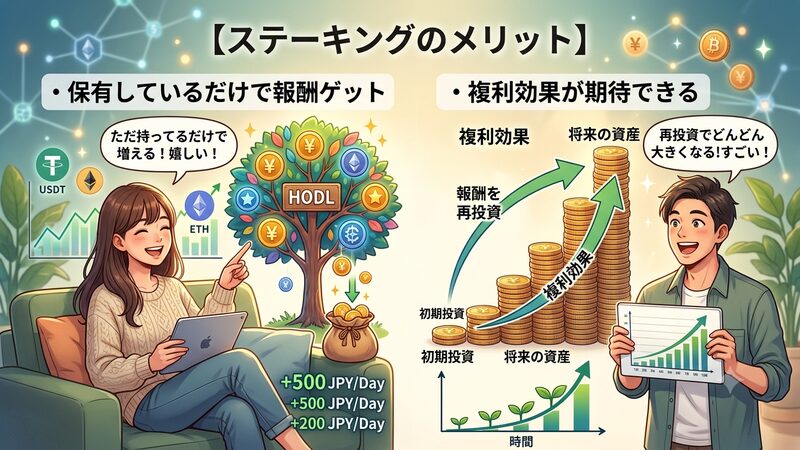 ステーキングのメリット