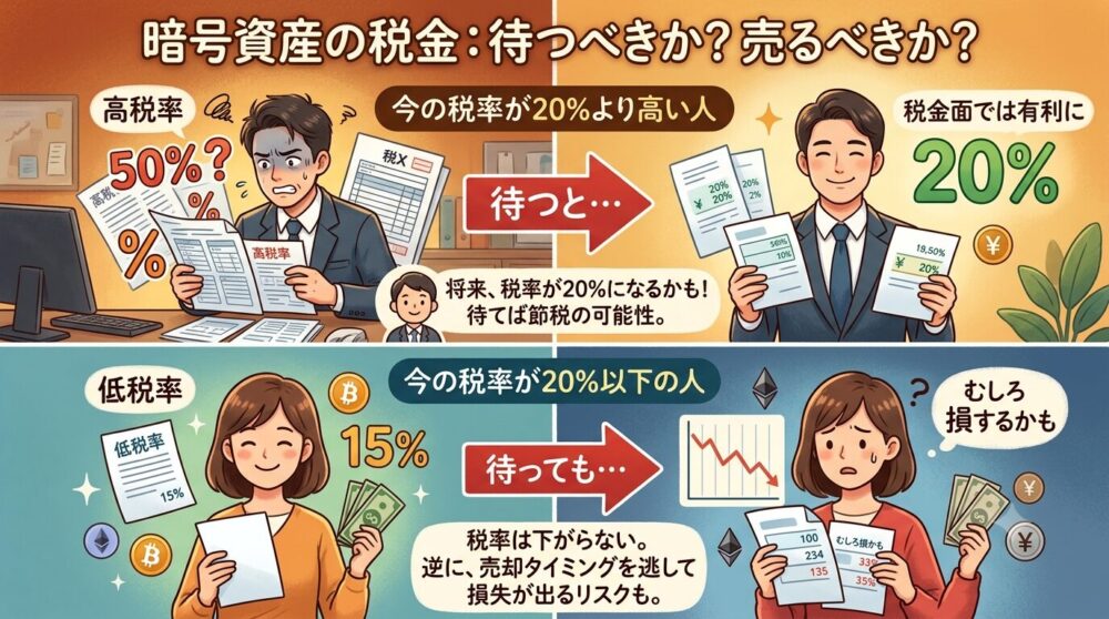 暗号資産の利確判断