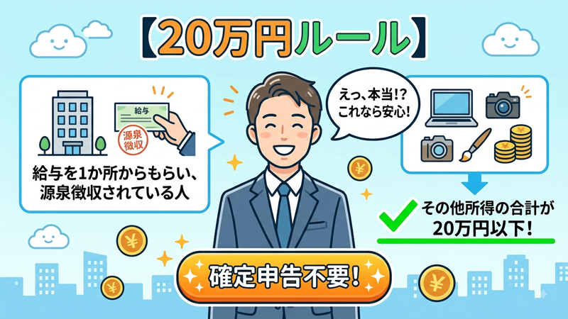 20万円ルールは会社員特例のルール