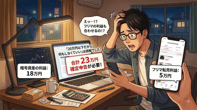 確定申告が必要な実例