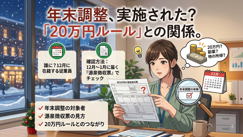 年末調整をされていればオッケー