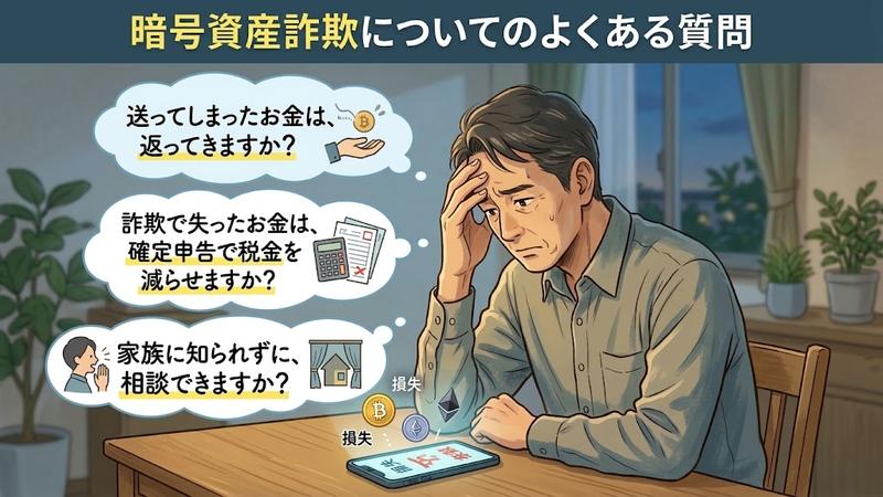 暗号資産詐欺についてのよくある質問