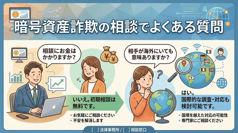 暗号資産詐欺のよくある質問