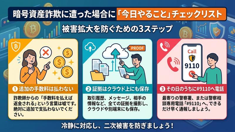 暗号資産詐欺に関するチェックリスト